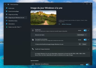 Capture de l'application Windows n°6